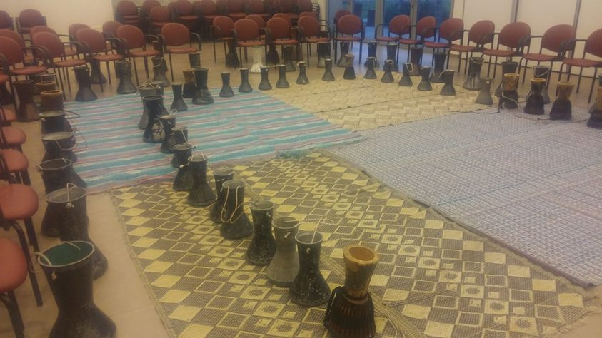 רגע מהאירוע — מעגל מתופפים